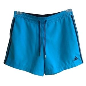 ADIDAS drawstring waist 3 stripe athletic shorts size small